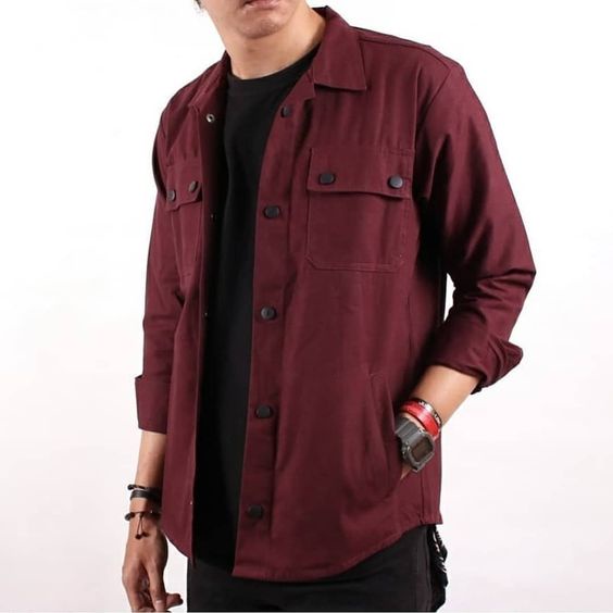 BISA BAYAR DI TEMPAT (COD) || JAKET SEMI PARKA || TRUCKER jacket fashion pria terlaris ( SIZE L. XL.