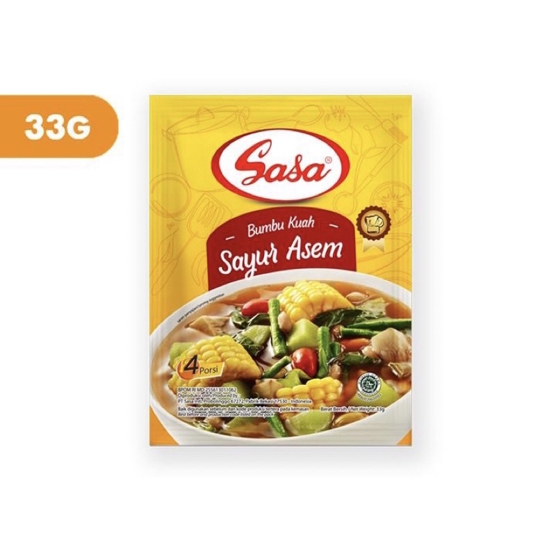 

Sasa Bumbu Sayur Asem 33g x 3