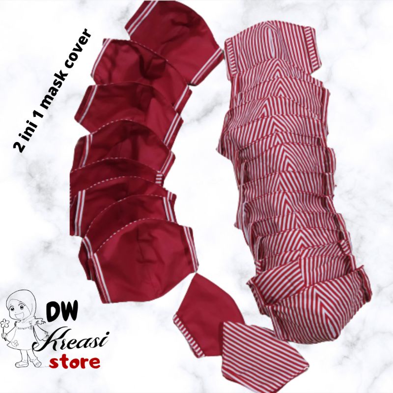 cover mask kain / sarung masker medis DWK