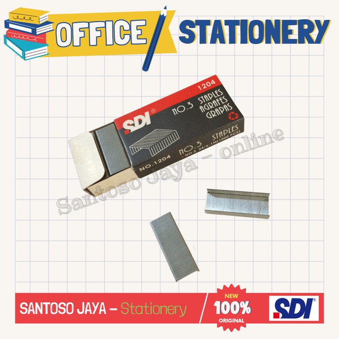 

Staples SDI 1204 - Isi Stapler SDI No.3 - 24/6-1M