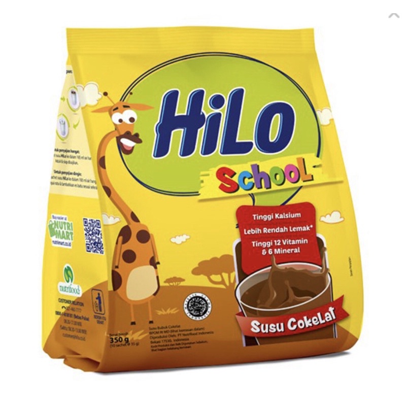 hilo school bag coklat 10’s