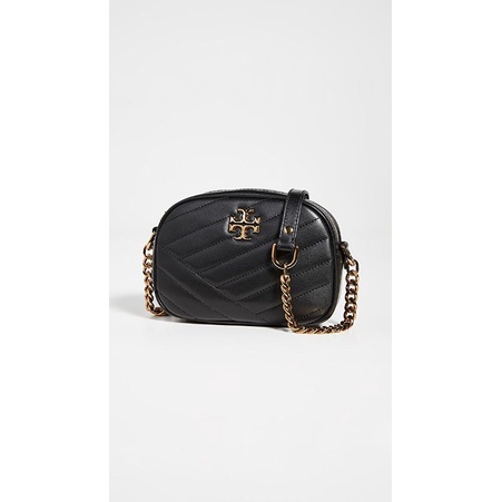 Tory Burch Kira Chevron Small Camera Bag Black