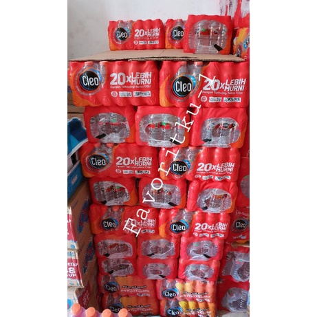 

Air Mineral CLEO Kemasan Botol 220 ml. Ojol ONly. 1 Pack Isi 24 Botol