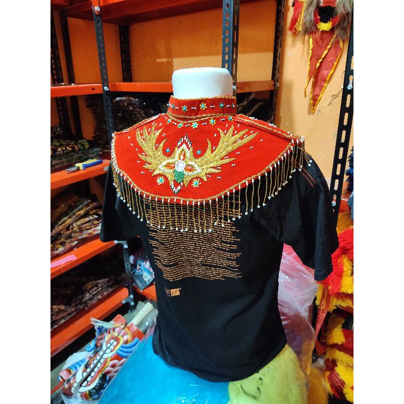 sempyok / kace merah / kace / baju barongan / jatilan / ganongan / pecut / pecut bopo / kepang / sh