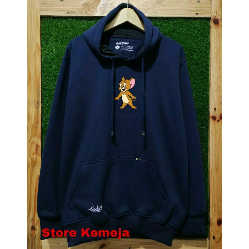 Sweater Hoodie Pria Wanita Jumbo Jaket Hodie Cowok Cewek Distro Bandung Suiter Laki-Laki Kekinian Bahan Katun Warna Bulgandi Cream Sweeter Cowo Murah MR DEE