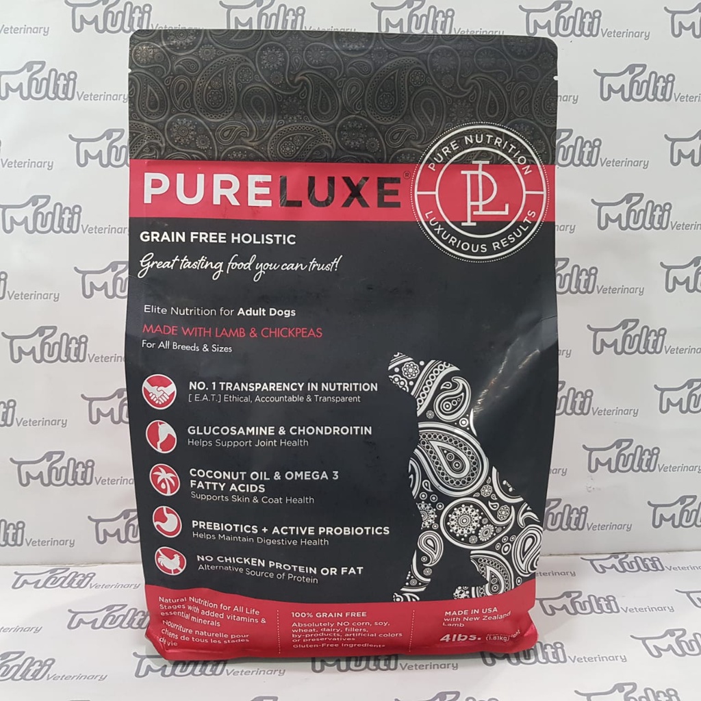 Jual Pureluxe Dog Lamb ADULT 1,8kg Shopee Indonesia