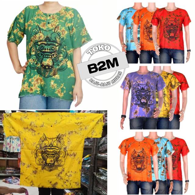 Grosir Kaos Barong Bali Kaos Pantai Baju Santai Baju Barong Bali Baju tidur Wanita