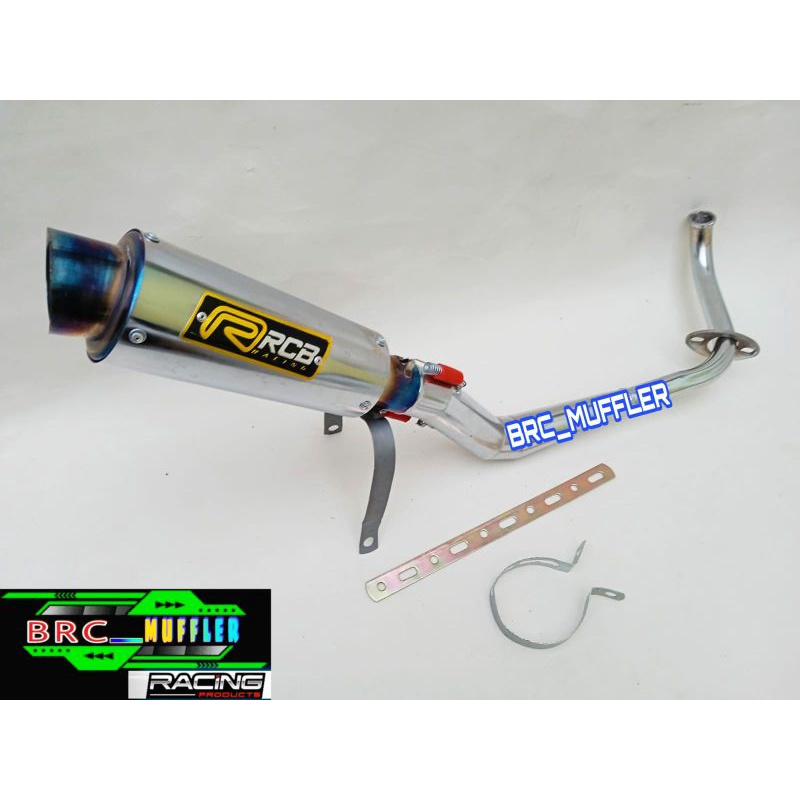 KNALPOT RCB RACING BEAT KARBU, BEAT PGM-FI, BEAT STREET, BEAT POP, BEAT ESP, BEAT DELUXE, BEAT CBS, 