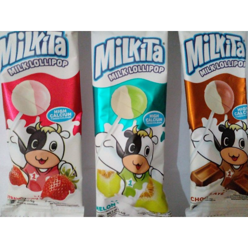 

Permen Milkita lolly renteng 9gr x 10 pcs