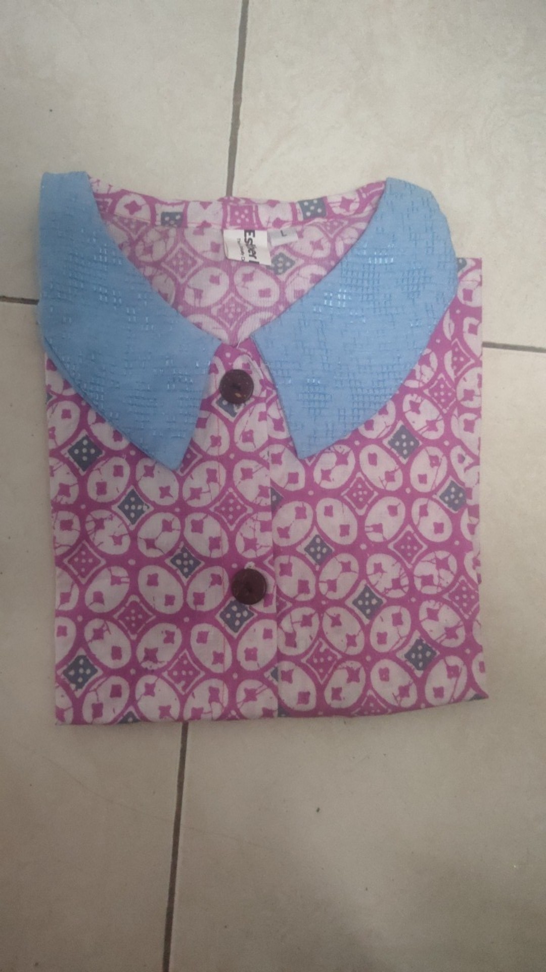 Atasan Batik Ibu Anak Seragam Batik Blus Cewek Preorder Bayi Sampe Dewasa Atasan Batik Murah Kerah