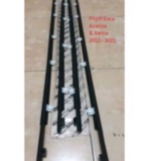 Pelipit Karet List Kaca Luar All New Avanza &amp; Xenia (2012-2021) satu set 4pcs Original