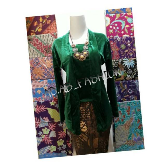 KEBAYA BLUDRU POLOS Kutubaru