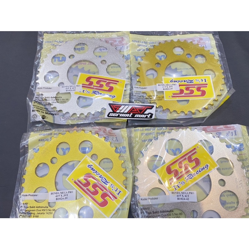 GEAR SSS CB 150 R / GIR SSS CB 150 R 415X35/36/37/38/39/40 / GEAR SSS MEGAPRO NEW 415 (TIPIS)