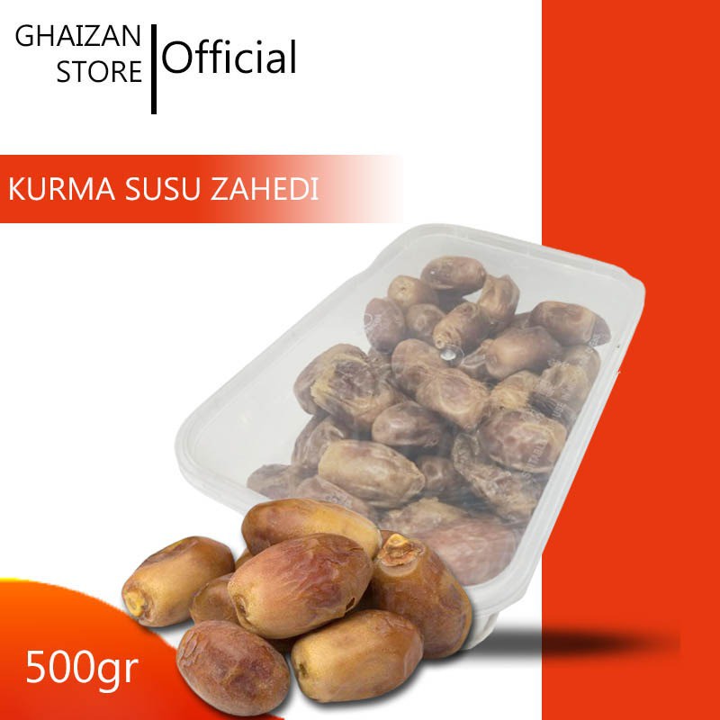 

[ GS ] Kurma Susu Zahedi 500gr / Kurma Zahedi Susu / Kurma Zahidi Kemasan Toples / Kurma Semi Kering