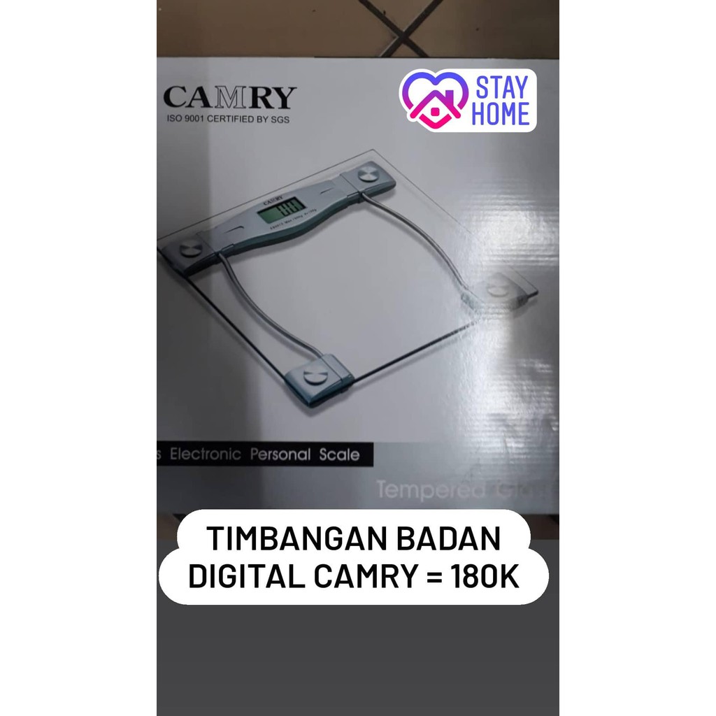 Timbangan Badan Digital Camry