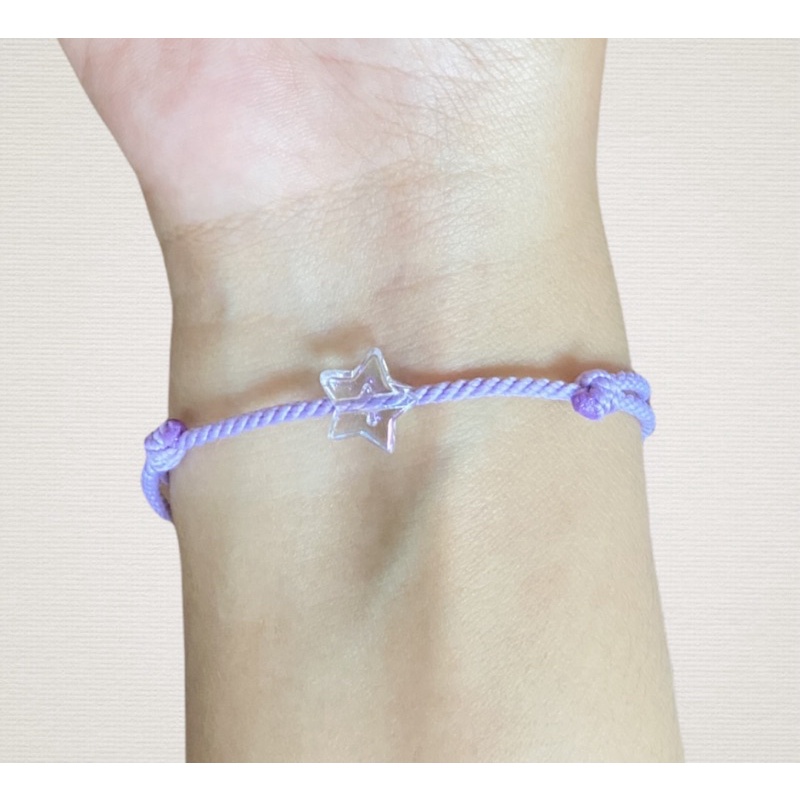 gelang star - gelang bintang - gelang persahabatan - gelang lilac