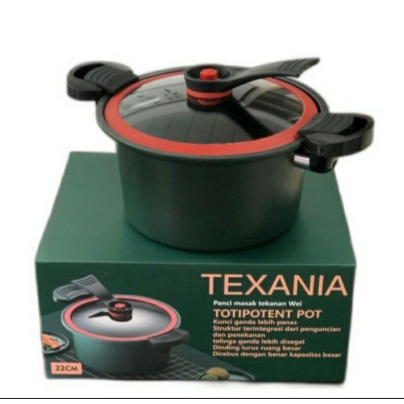 Panci Presto Texania Teflon pressure 3'5Liter /  cooker Pot totipotent pot