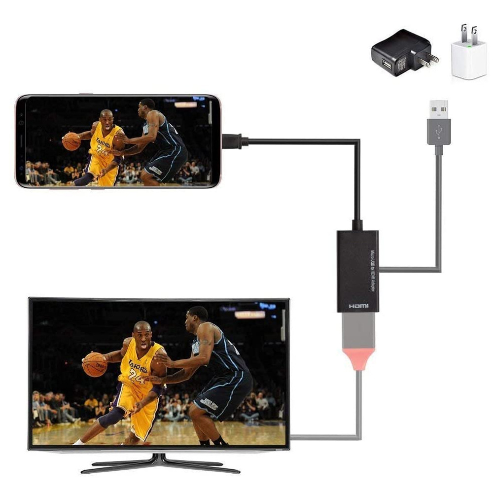 Adapter Micro Usb Ke Hdmi 1080p 60hz Untuk Android