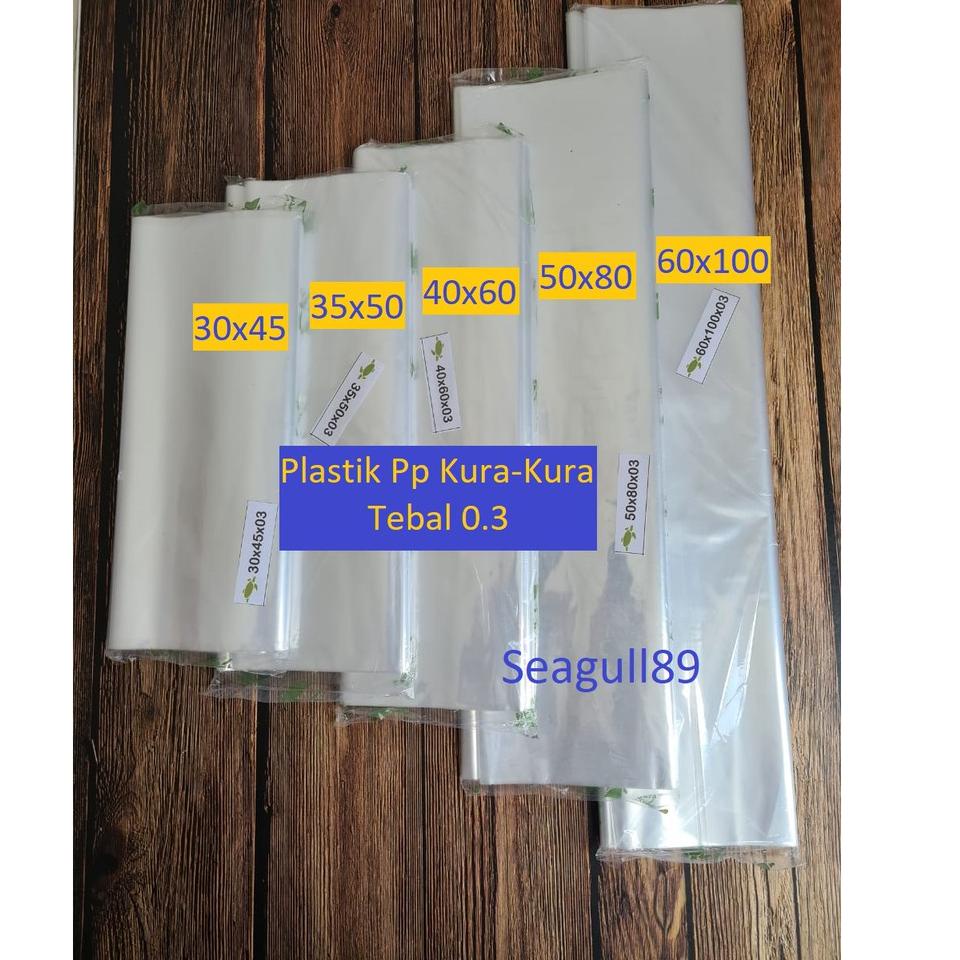 ✰COD✰ KANTONG PLASTIK BENING PP JUMBO BESAR TRANSPARAN LAUNDRY KILOAN BAJU LOUNDRY SAYUR IKAN SAMPAH