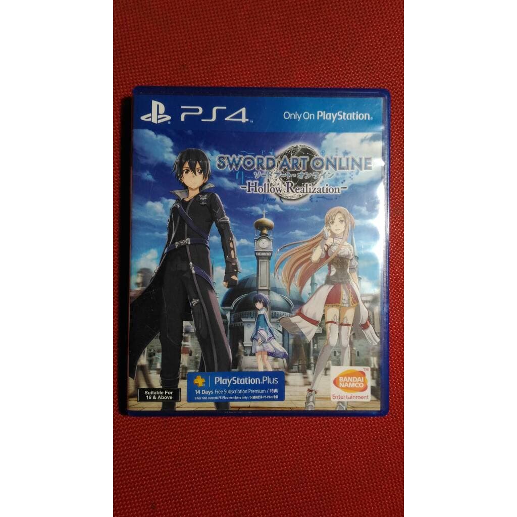 kaset game bd ps4 ps 4 playstation sao sword art online hollow realization bekas 2nd used preowned