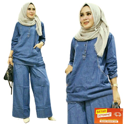 Setelan Baju dan Celana MMuslimah,Setelan Pakaian Wanita Muslim Terkini,Setelan Baju Kondangan