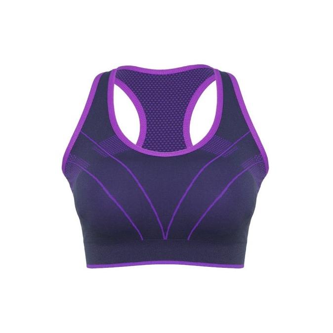 Tulip by Christine Lily Sport Bra - Purple -CBR-2131-PP