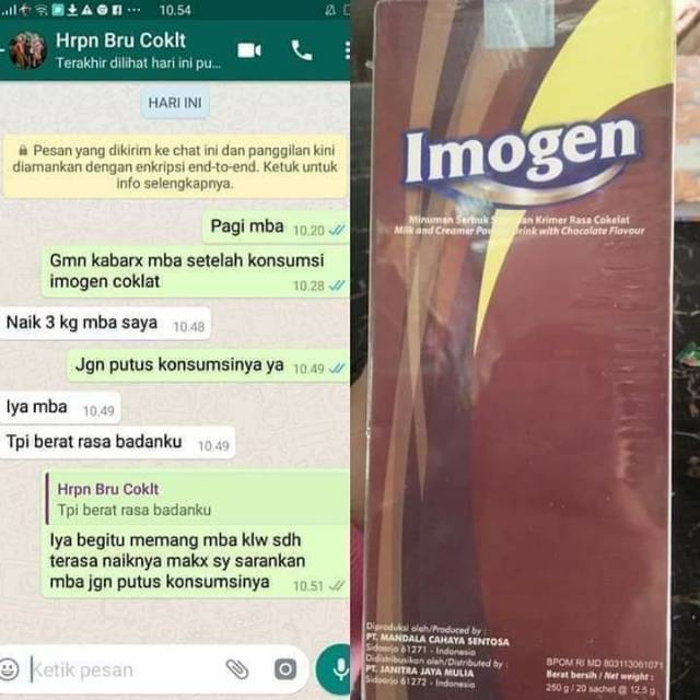 Imogen coklat