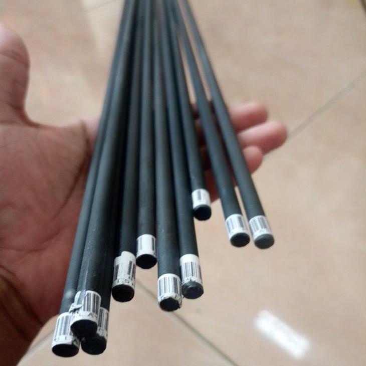 Khusus BAHAN Carbon sutet(sudah di bubut) panjang 200/180/150/140/130/120/100 |Stock terbaru|Termura