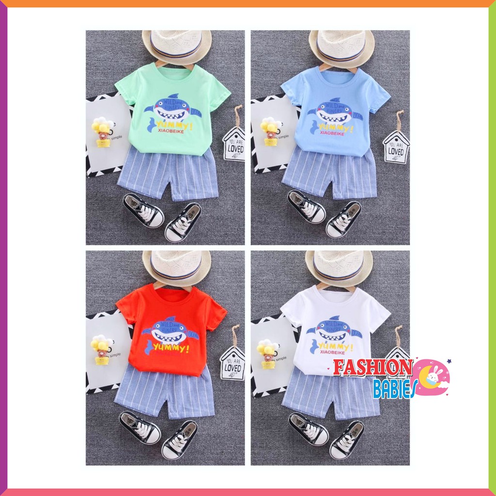 ❤ Baby Fashion ❤ SETELAN CELANA PENDEK / SETELAN IMPOR / BABY BOYS PANTS TEE