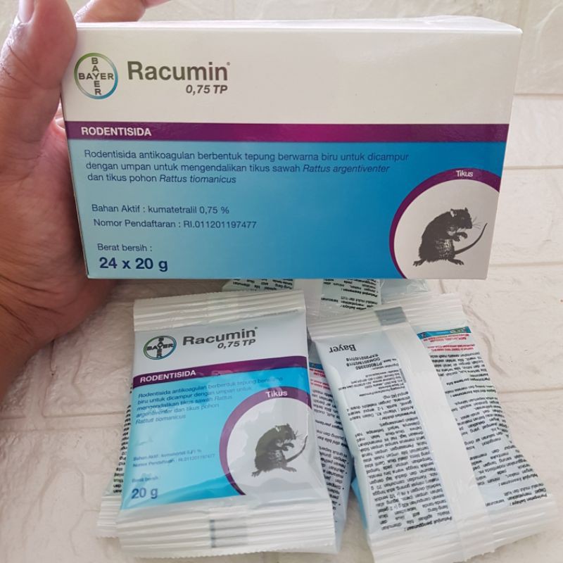 RACUN TIKUS RACUMIN BUBUK 1 KOTAK 24 PCS