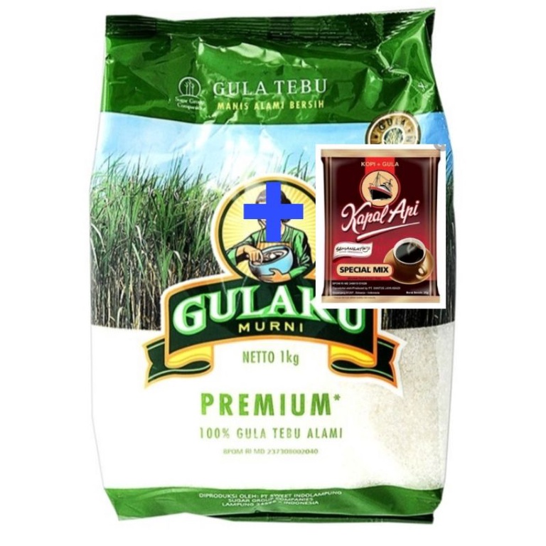 

Gulaku premium 1kg free kopi 1 sachet