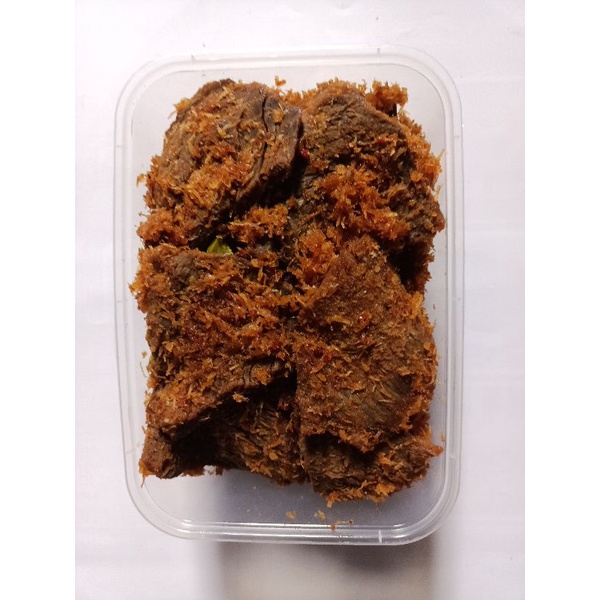 

600 gram dendeng ragi sapi serundeng daging sapi