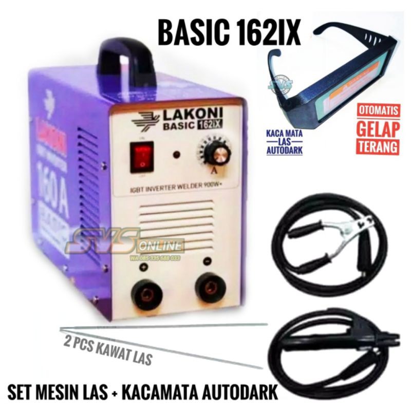 Las listrik lakoni 900 wat 160A basic 162ix travo inverter IGBT