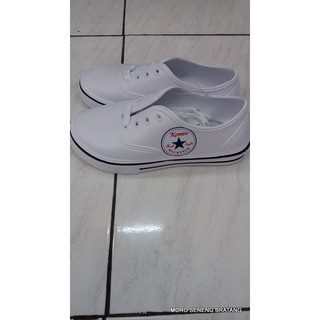  Sepatu  sneakers karet  putih KOMIN  bintang K 065 anak laki 