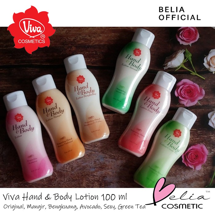 ❤ BELIA ❤ Viva Hand &amp; Body Lotion 100ml BPOM Halal