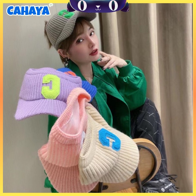 [CAHAYA] Topi Golf Senam Pantai Import Korea Rajut Karet S75