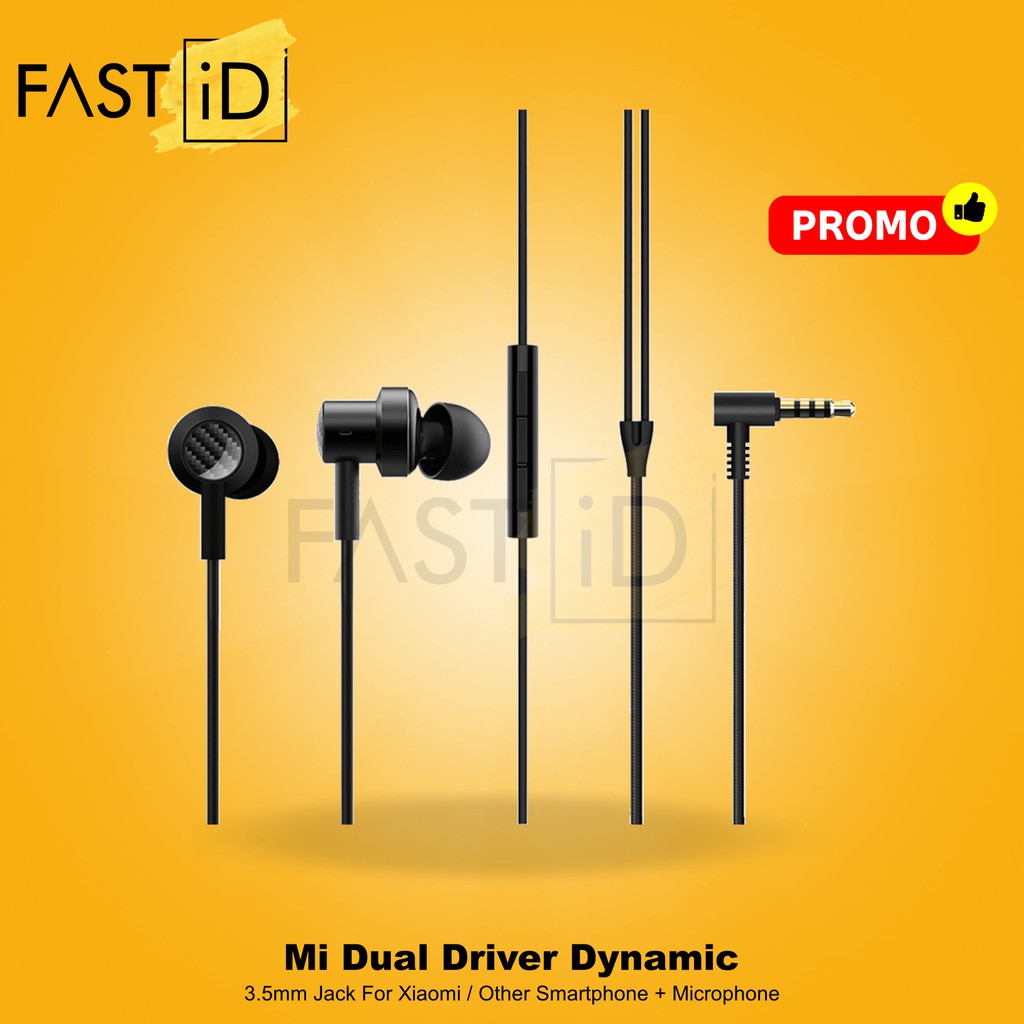 ORIGINAL HEADSET XIAOMI PISTON Hi-Res XIAOMI DUAL DRIVER EARPHONE