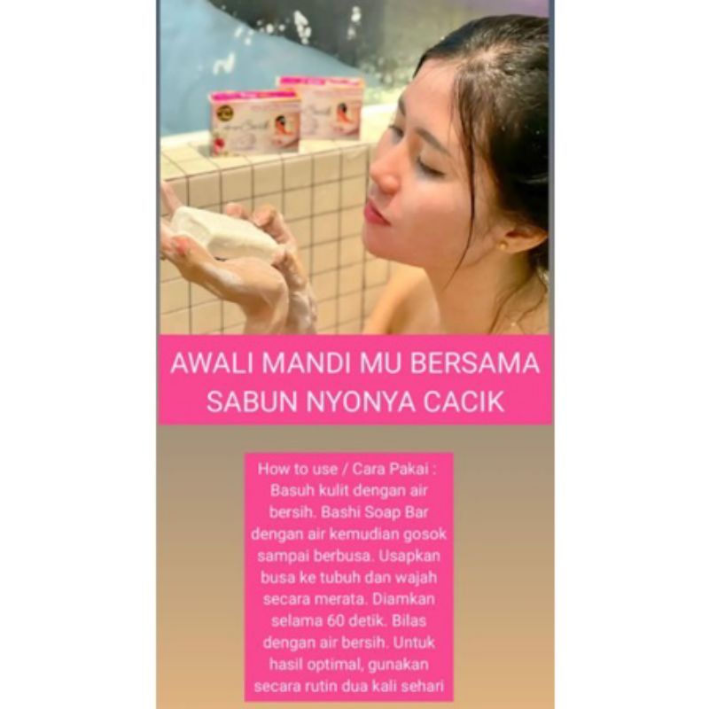 SABUN GLUTATHIONE  NYONYA CACIK + SPF UV