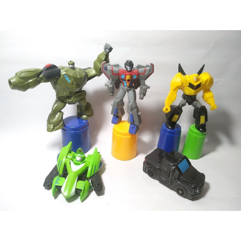 Transformers Jeep Car Happy Meal Mcd Mcdonald Mix Mainan Robot Toy Transformer Toys