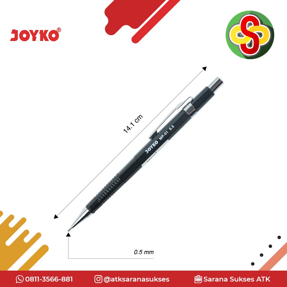 Pensil Mekanik / Mechanical Pencil Joyko MP-01