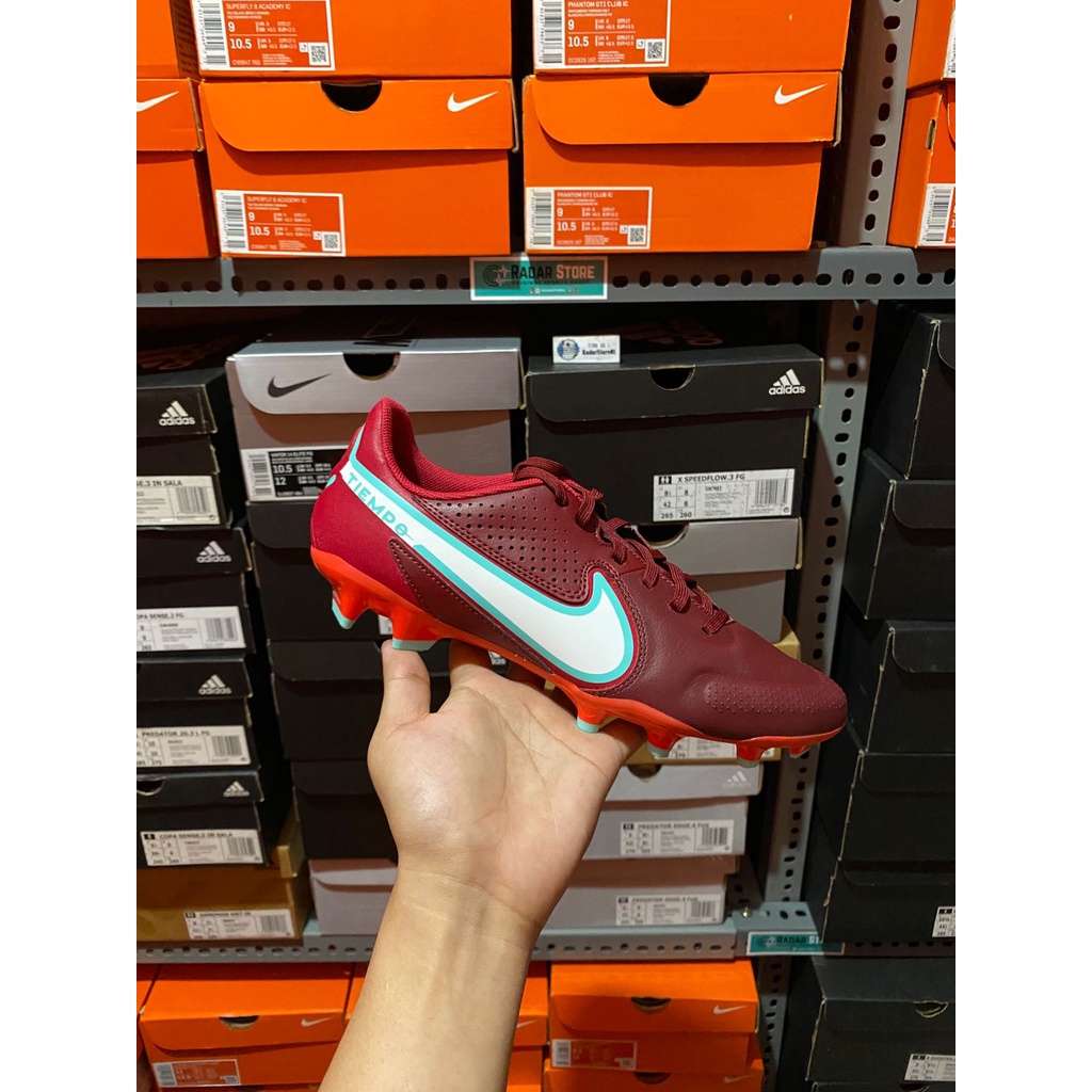 Sepatu Bola Nike Legend 9 Academy FG Red DA1174-616 Original BNIB