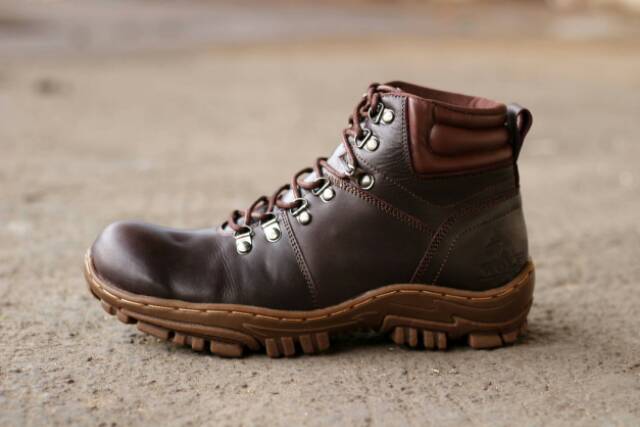 SEPATU SAFETYBOOT KULIT ASLI