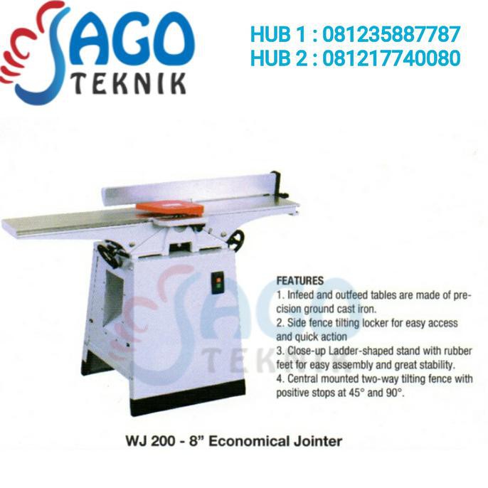 Wood Jointer WJ-200 Oscar / Economical Jointer 8 inch Oscar