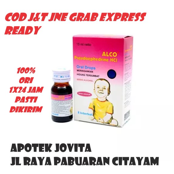 ALCO DROP / OBAT PILEK BAYI 0-2 TAHUN