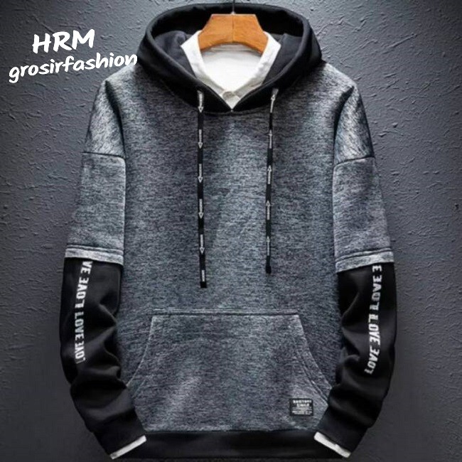 Sweater Pria/Sweater Murah/Sweater Polos/Jaket Sweater/Sweater Hoodie/Love Love Rain Hoodie