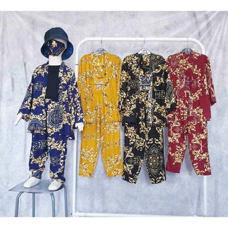 setelan anak sultan/setelan anak/pakaian anak/setelan motif sultan/cod