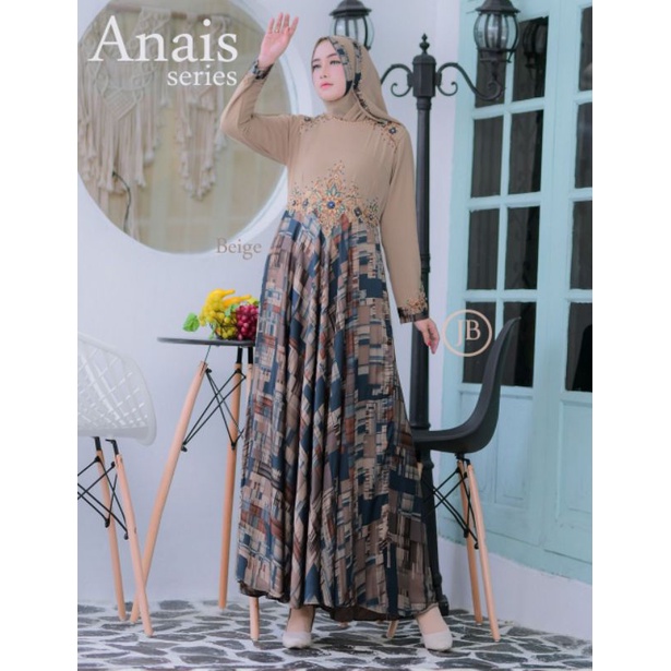 GAMIS ANAIS SERIES // BAHAN BABYDOLL MIX BROWN SILK // KODE JB