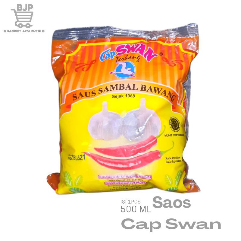 

Saus sambal bawang cap swan isi 500 ml (saus bantal)