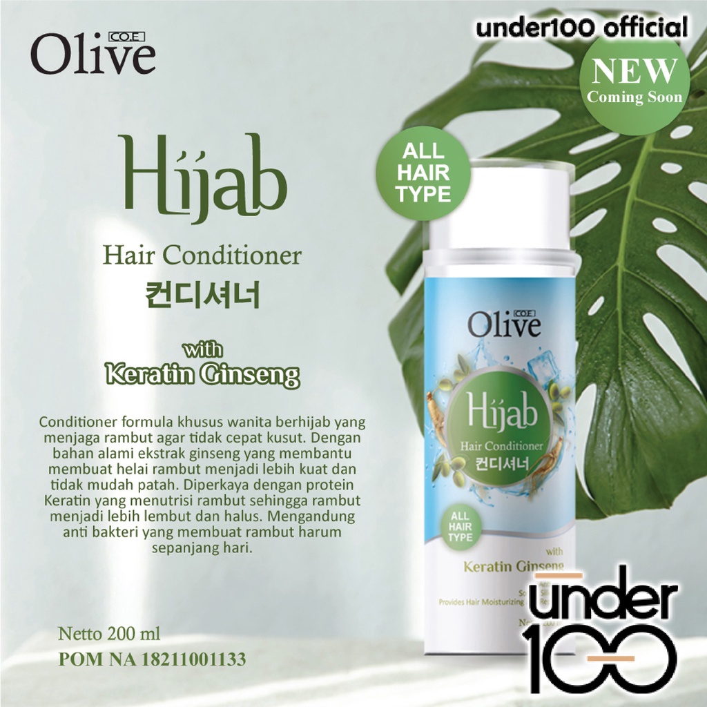 ❤ UNDER100 ❤ CO.E Olive Hair Treatment | Shampoo | Conditioner | Tonic | Shampo Serum Kids SYB (✔BPOM)