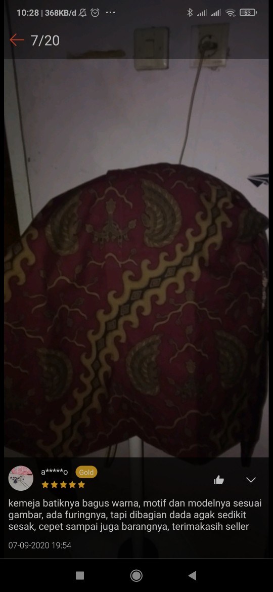 Kemeja Batik Prabu Premium Ndoromesem Kain Baturaden